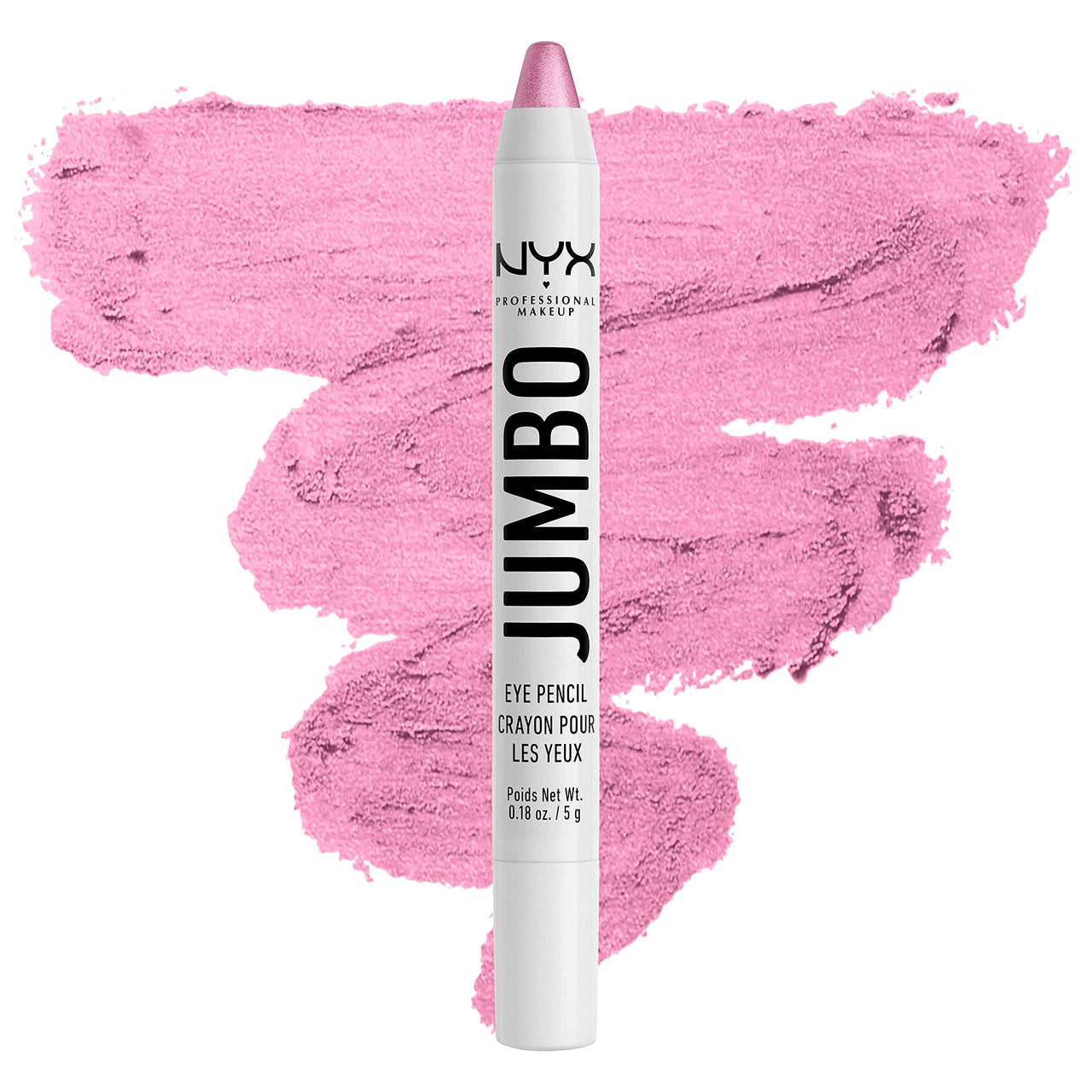 NYX PROFESSIONAL MAKEUP Jumbo Eye Pencil, Blendable Eyeshadow Stick & Eyeliner Pencil - Cupcake (Pink)