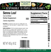 Thumbnail for Frontier Senna Leaf, Cut & Sifted, 16-Ounce Bag