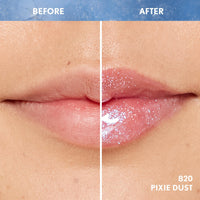 Thumbnail for Covergirl Clean Fresh Yummy Plumper Lip Gloss, 820 Pixie Dust, Plumper, Shiny, Vegan Formula, Easy to Apply, Minty Flavor, 0.33oz