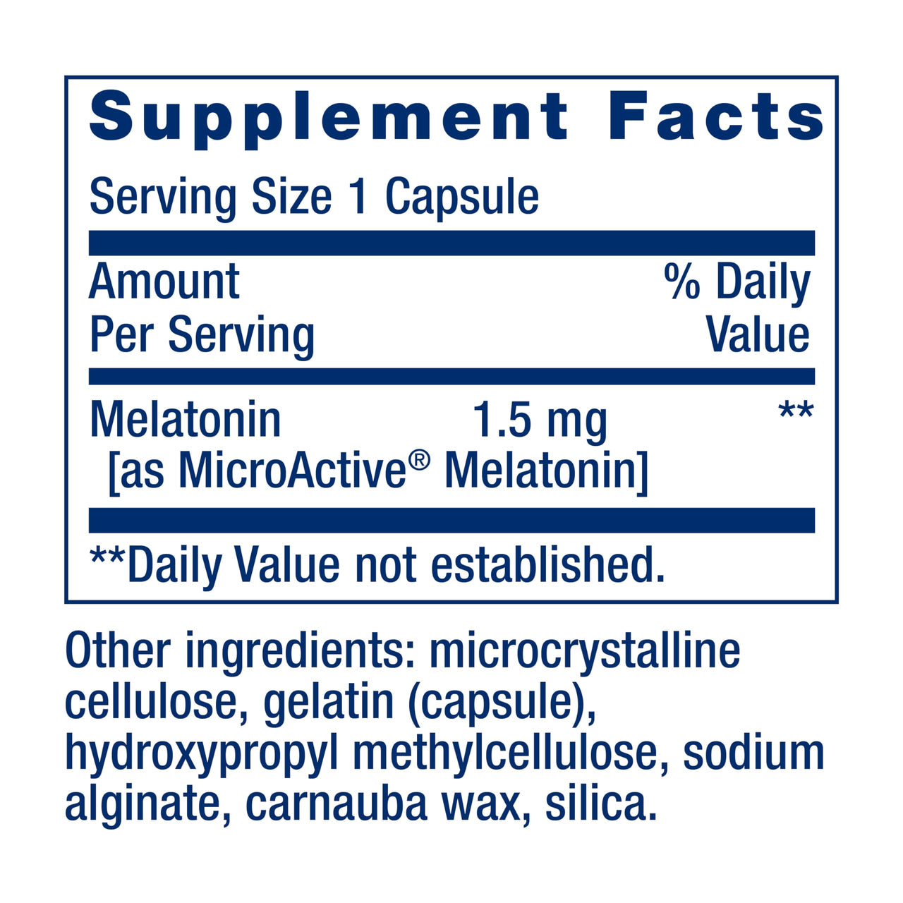 Life Extension Melatonin IR/XR, 1.5 mg, immediate- and Extended-Release Formula for Optimal Sleep Support, Healthy circadian Rhythms, Cellular Defense, Gluten-Free, Non-GMO, 60 Capsules
