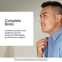 Thumbnail for THORNE - Complete Biotic - Probiotic, Prebiotic & Postbiotic for Women, Men & Kids - Supports Gut, Digestive & Immune Health* - Occasional Constipation, Diarrhea, Gas & Bloating Relief* - 30 Servings
