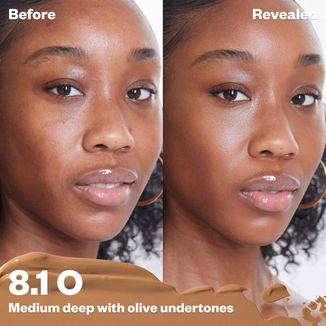 Kosas Revealer Concealer – Medium Coverage Hydrating Under Eye & Face Concealer with Hyaluronic Acid, Tone 8.1 O