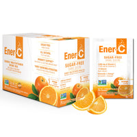 Thumbnail for Ener-C Sugar Free Multivitamin Drink Mix - Vitamin Powder for Water, Electrolytes Powder No Sugar, Hydration Boost Packets, Zero Sugar, Vitamin C & B12 Supplement Liquid Mix - Orange, 30 Count