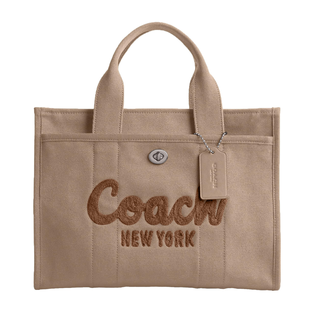 COACH Cargo Tote, Dark Natural