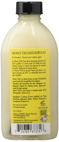 Thumbnail for Monoi Tiare Tahiti Santal Sandalwood Coconut Oil - 4 fl oz
