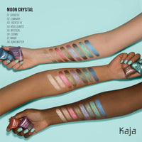 Thumbnail for Kaja Eyeshadow - Moon Crystal | Sparkling Eye Pigment, Shimmering Teal Finish, Highly Pigmented, Glitter, 06 Cosmic, 0.29 Oz