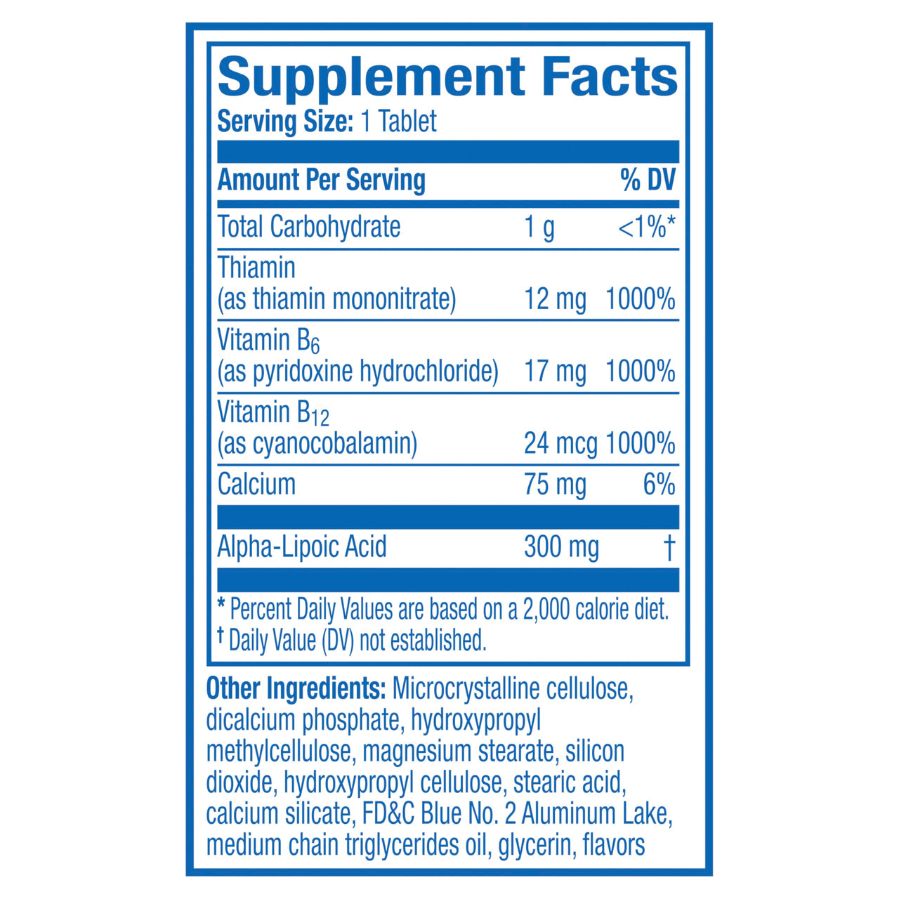 Nervive Nerve Health, Alpha Lipoic Acid, Fortify Nerve Health, Healthy Nerve Function, Healthy Blood Circulation, Supplement, Tablet, 30 Tablets