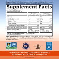 Thumbnail for Garden of Life Magnesium Citrate Supplement Gummies with Prebiotics & Probiotics for Stress, Sleep & Recovery - Vegan, Gluten Free, Kosher, Non-GMO, No Added Sugars, Orange Cream Flavor, 60 Count