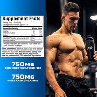 Thumbnail for MuscleTech Cell-Tech Creactor Creatine HCl Powder,Post Workout Muscle Builder for Men & Women ,Creatine Hydrochloride + Free-Acid,Unflavored (120 Servings),8.47 oz
