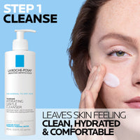 Thumbnail for La Roche-Posay Toleraine Skin Care Set, Double Repair Face Moisturizer 40ml & Hydrating Gentle Cleanser 400ml, Oil Free Moisturizer & Face Wash, Formulated with Niacinamide