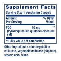 Thumbnail for Life Extension PQQ Caps – Pyrroloquinoline Quinone, 10 mg – Promotes The Growth of New Mitochondria, ATP, Energy Support – Gluten-Free, Non-GMO, Vegetarian – 30 Capsules