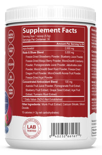 Thumbnail for PEScience Exotic Reds & Blues, Red Superfoods Powder with Myo-Inositol, Beet Root Powder, Pomegranate and Acai Extract, Freeze-Dried Antioxidant Fruit Blend, 30 Servings