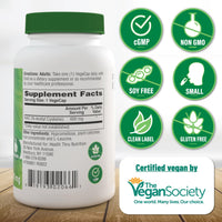 Thumbnail for Health Thru Nutrition NAC N-Acetyl-Cysteine 600mg 60 Capsules | Vegan Certified | The Purest NAC Supplement | Supports Healthy Lung, Liver Functions & Cellular Health | Non-GMO Soy & Gluten Free