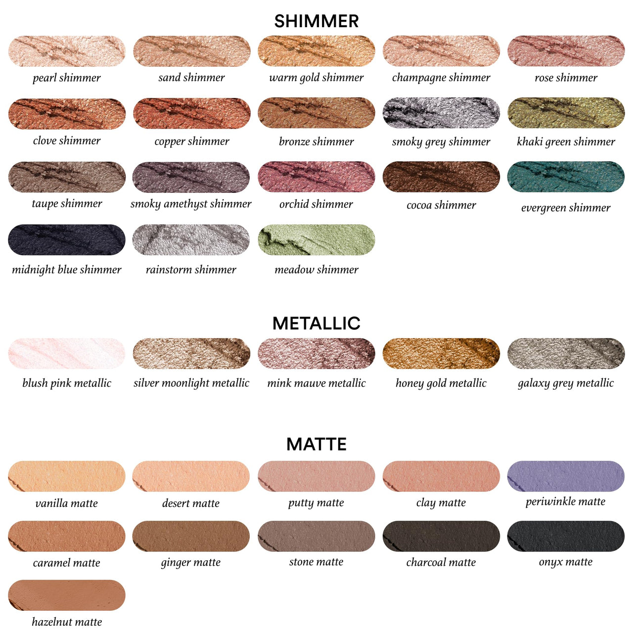 Julep Eyeshadow 101 Crème-to-Powder Waterproof Eyeshadow Stick Duo – Long-Lasting, Crease-Proof, Easy Apply with Built-in Smudger - Sand Shimmer and Smoky Tawny Matte