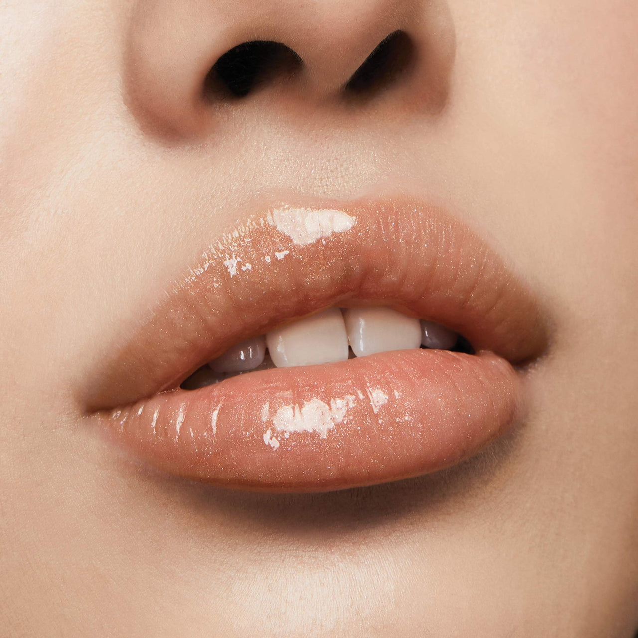 Milani Lip Gloss, Keep It Full Nourishing Lip Plumper with Hyaluronic Acid & Peptides for Soft, Fuller-Looking Lips (0.13 Fl. Oz.) Nude Shimmer