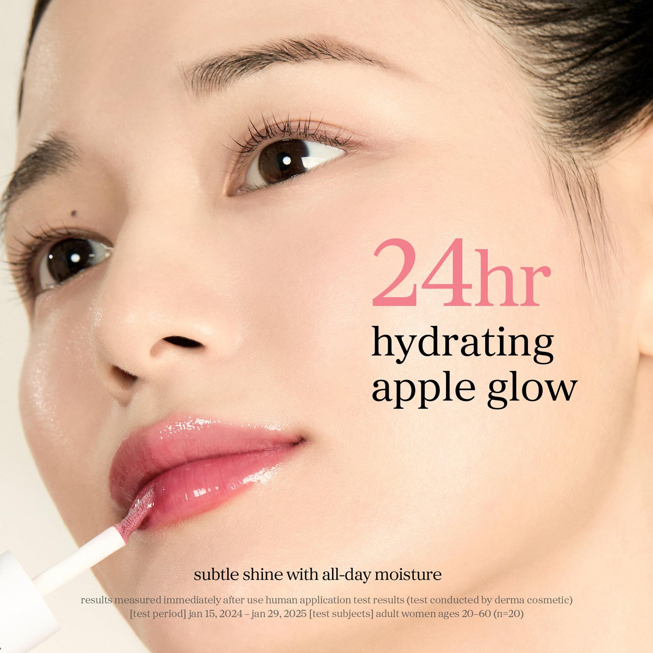 NOONI Korean Lip Oil - Appleplum | Long-Lasting, Moisturizing, Plumping, Revitalizing for Dry Lips, Waterproof, No Peel Off, Korean Tint, Hydrating, Nourishing Crystal Clear, 0.12 FL Oz