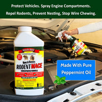 Thumbnail for Nature's MACE 1 Gal Rodent Repellent Spray, Mouse & Rat Control for Car Engines, Repel Mice, Indoor & Outdoor Spray, Stop Rodent Damage in House, Car, RV, Attic, Garage, Stops Nesting & Wire Chewing