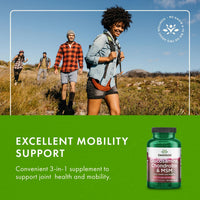 Thumbnail for Swanson Glucosamine, Chondroitin & MSM - Cartilage & Joint Health Supplement* - Supports Mobility & Flexibility* - Easy-to-Swallow Mini Tablets - Gluten Free & Non-GMO - 360 Mini-Tablets
