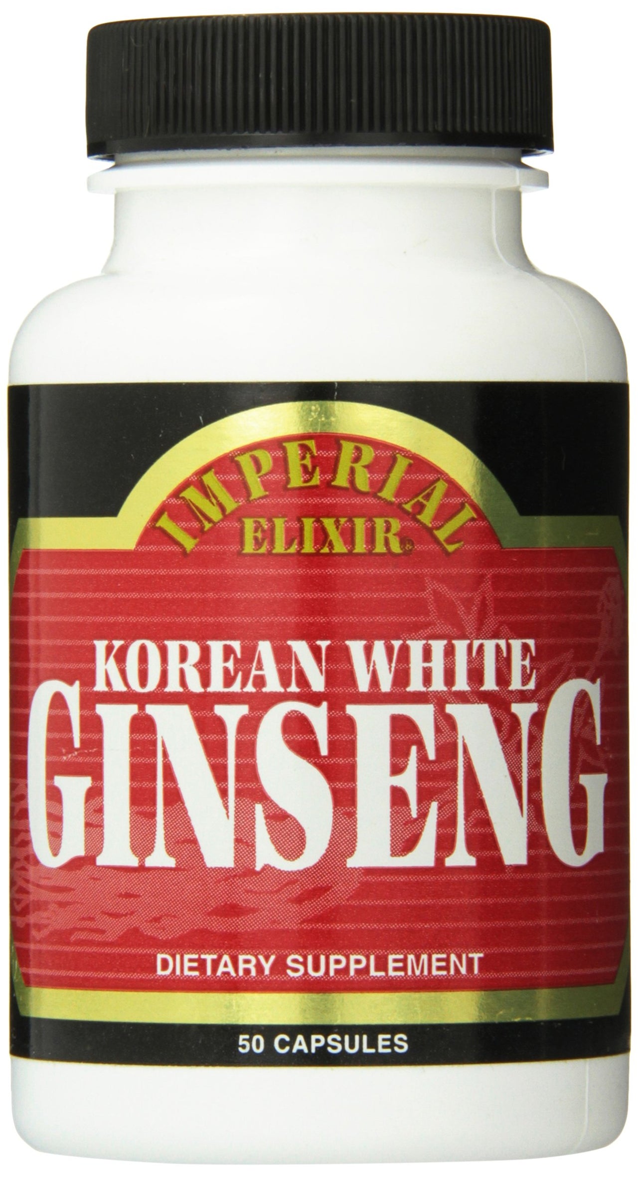 Imperial Elixir Korean White Ginseng, 500 Mg, 50 Count