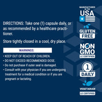 Thumbnail for Life Extension Lactoferrin Caps, Healthy Immune Response, GI Support, Vision Health, Gluten-Free, Non-GMO, 1-Daily, Vegetarian, 60 Capsules