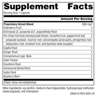 Thumbnail for Source Naturals Wellness Herbal Resistance - Echinacea, Coptis & Yin Chiao Immune Support* - 120 Capsules