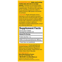 Thumbnail for Nature Made SAM-e 200mg Complete, Dietary SAM-e Supplement for Mood Support, 60 Tablets, 30 Day Supply