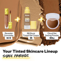 Thumbnail for Kosas BB Burst Tinted Face Gel Cream - Supports Healthy Collagen, Smoothes Skin, Hydrates & Moisturizes - Lightweight Buildable Coverage - Medium Deep Warm Olive 35, (1 Oz/30 ML)