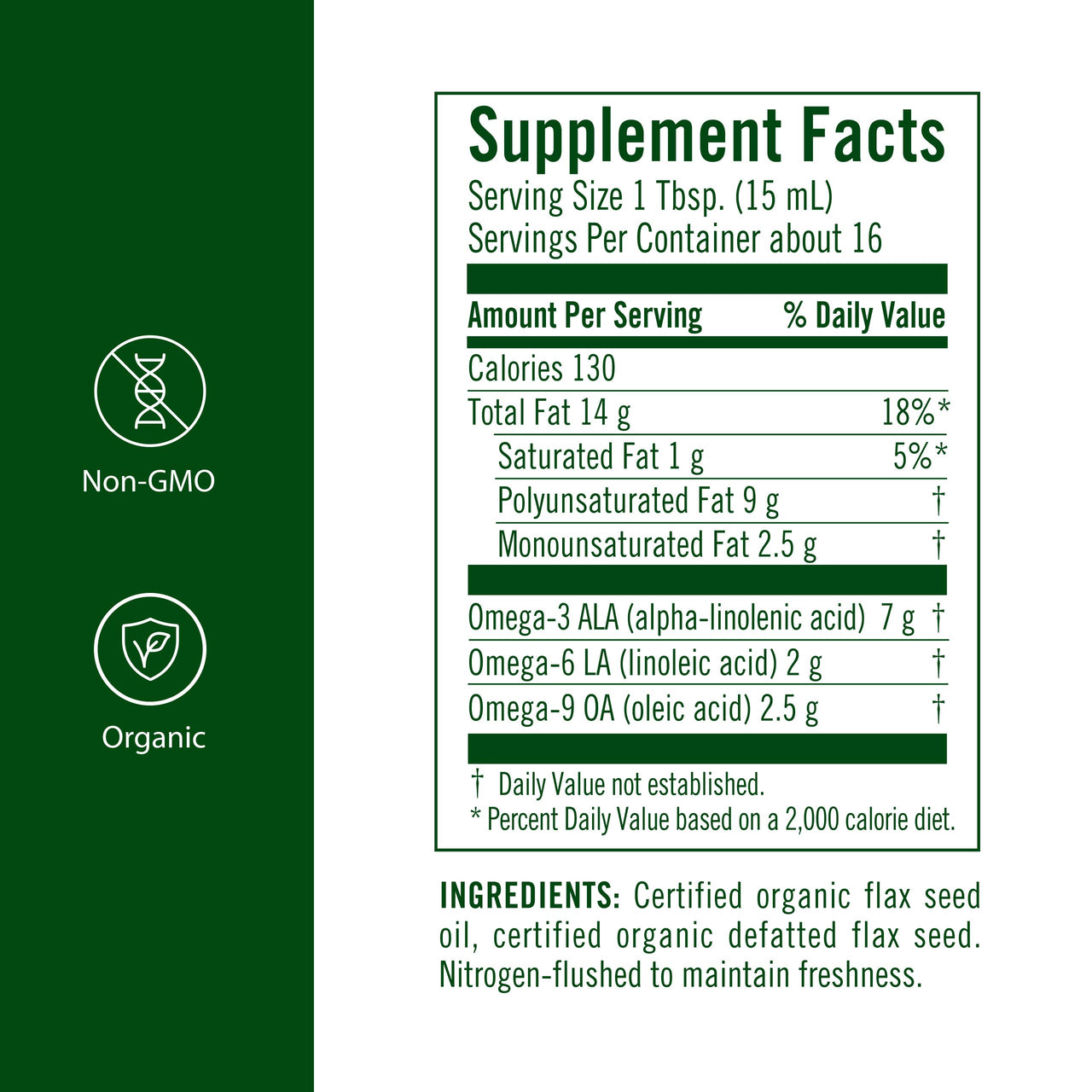 Flora - High Lignan Flax Oil - Provides Benefits of Essential Fatty Acids (EFAs) with Lignans - Contains Omega-3, 6 & 9 - Organic, Non-GMO & Gluten-Free - Keep Chilled - 8.5 fl. oz. Glass Bottle