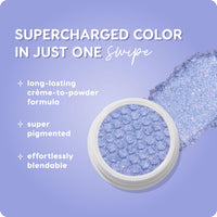 Thumbnail for ColourPop Super Shock Shadow - High-Pigment, Crème-Powder Eye Makeup - Single Glitter Eyeshadow with Minimal Fallout and Unique Bouncy Texture - Pale Periwinkle Eyeshadow - Dream Much (0.07 oz)