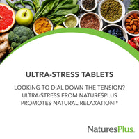 Thumbnail for NaturesPlus Ultra-Stress with Iron, Sustained Release - 30 Vegetarian Tablets - Stress Relief Supplement with B-Complex & Vitamin C - Energy Booster, Mood Enhancer - Gluten-Free - 30 Servings