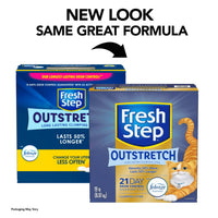 Thumbnail for Fresh Step Outstretch Long Lasting Clumping Litter With Febreze Freshness, Activated Charcoal Litter Lasts 50% Longer, 19 lb. Box