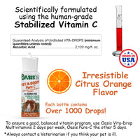 Thumbnail for OASIS #80254 Vita Drops-Pure C for Guinea Pig, 2-Ounce, Packaging may vary