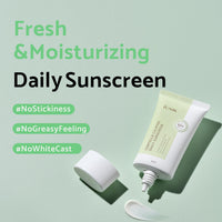 Thumbnail for IUNIK Centella Calming Moisture Daily Sunscreen SPF 50+ PA++++ Matte & No White Cast Centella Asiatica Dry Oily Sensitive Vegan Korean Skincare