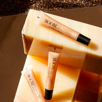Thumbnail for Boom Gloss ™ Non-Sticky, Hydrating Lipgloss for Radiant Shine, Moisturizing Lip Gloss with Olive Squalene, Rosehip Oil, Kukui Seed Oil, Sheer, Natural Finish - Peach Nude Tint