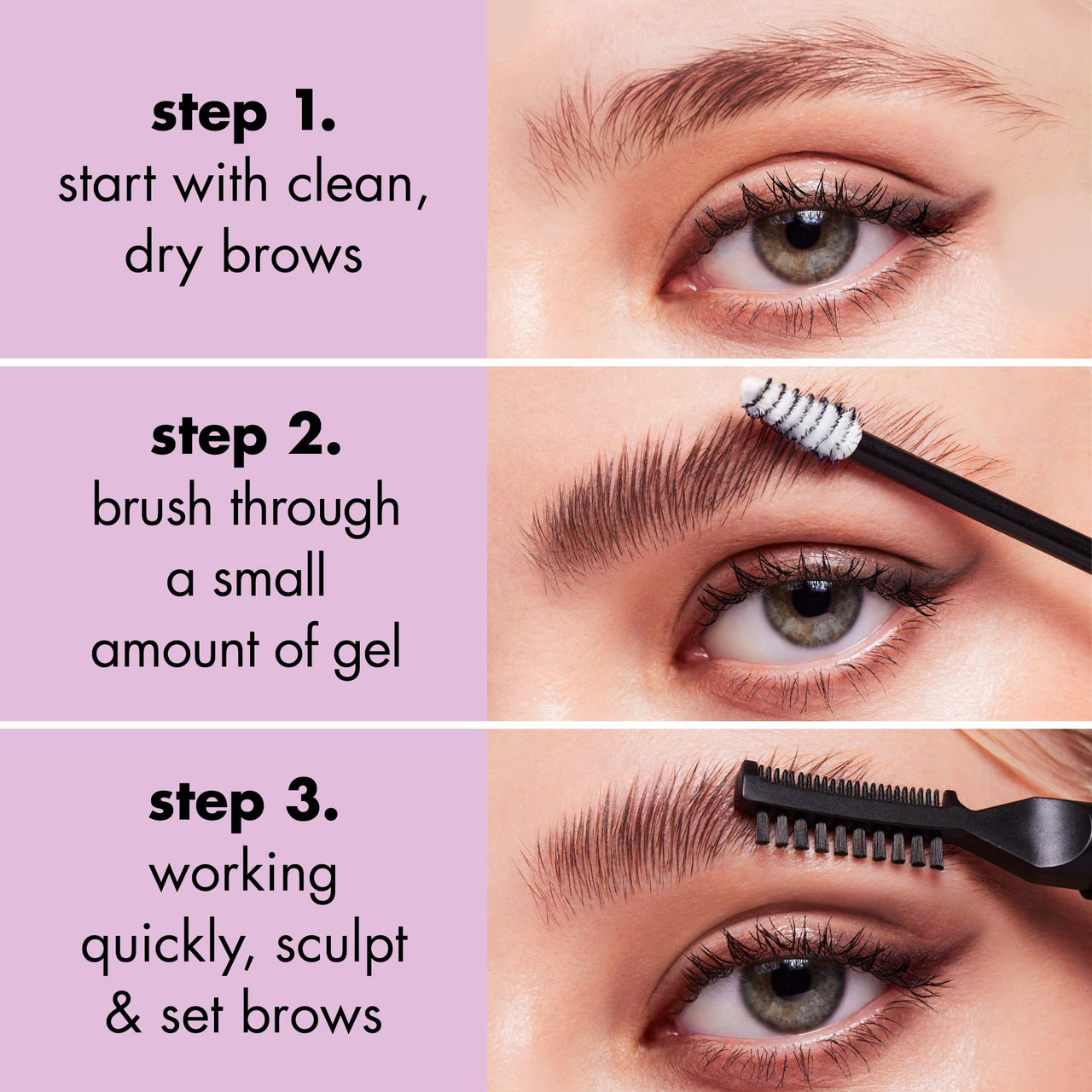 e.l.f. Brow Laminating Gel, Strong-Hold, Clear-Drying & Water-Resistant Brow Gel Creates Laminated Brows, Comb & Sculpt Brows, Vegan & Cruelty-free