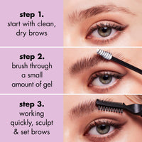 Thumbnail for e.l.f. Brow Laminating Gel, Strong-Hold, Clear-Drying & Water-Resistant Brow Gel Creates Laminated Brows, Comb & Sculpt Brows, Vegan & Cruelty-free