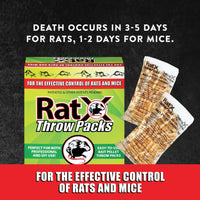 Thumbnail for RatX Throw Packs- for All Species of Rats and Mice Safe Around Pets