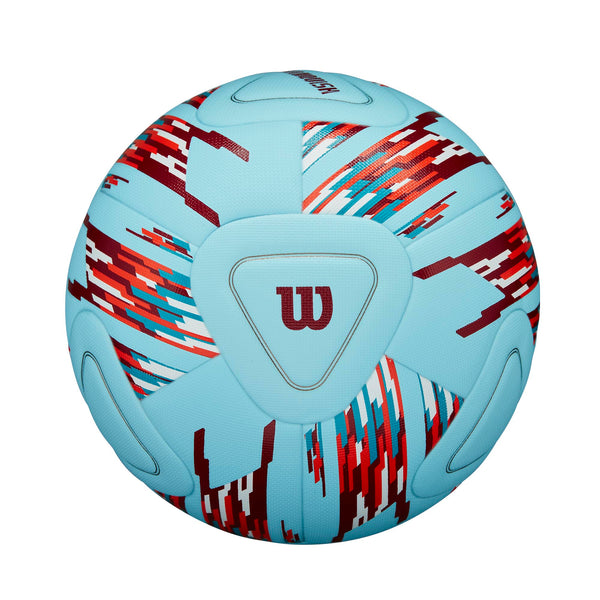 WILSON NCAA Vanquish Soccer Ball - Size 4, Blue/Red/White