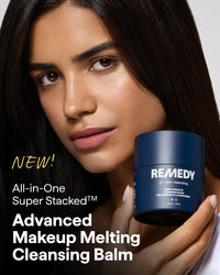 Thumbnail for Remedy for Pre-Cleansing | Derm Dissolve Cleansing Balm | Melts Makeup and Sunscreen | Ceramides Safflower Lipids Centella | Fragrance Free| By Dermatologist Dr. Shah | 1.5 Fl Oz