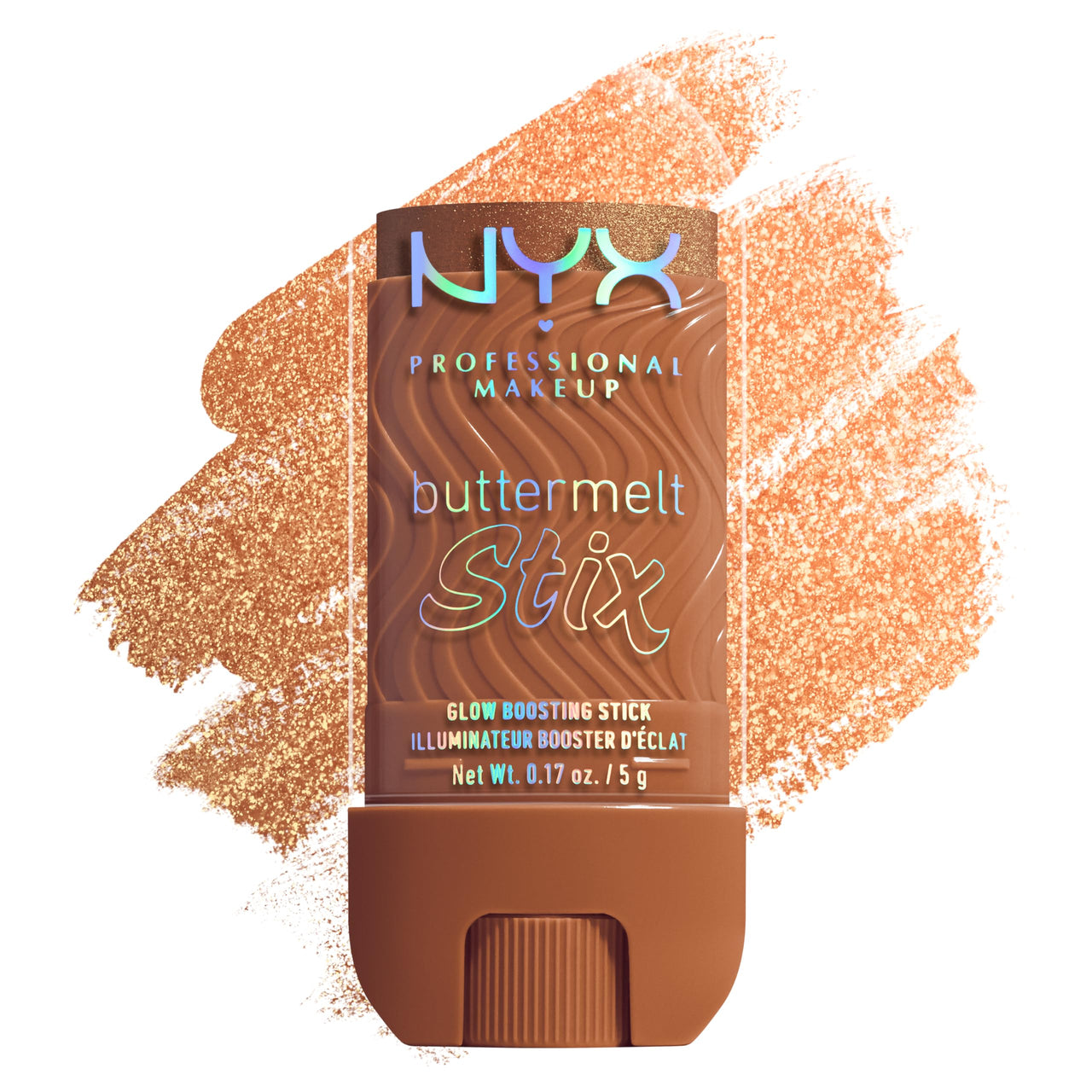 NYX PROFESSIONAL MAKEUP Buttermelt Glaze Stix, Non-Greasy Highlighter Stick With Up To 8HR Make Up Wear - 11 Melt You Later (Bronze)