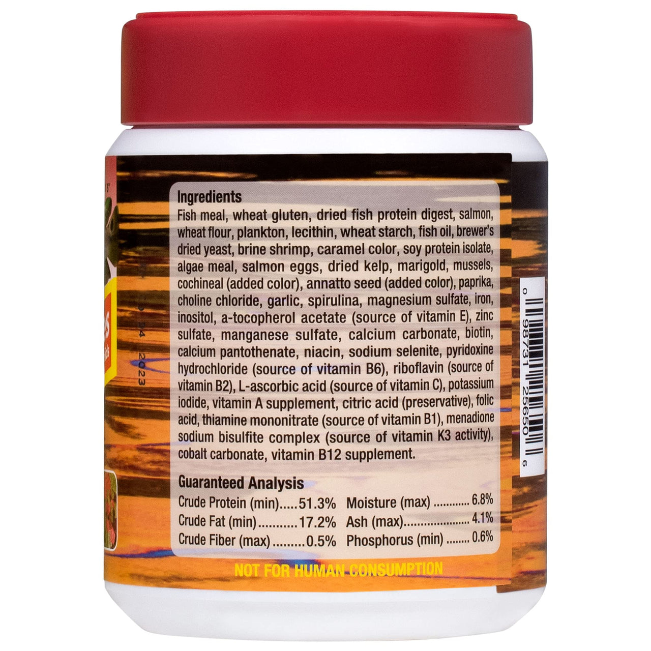 Ocean Nutrition Fish Food Flakes - Cichlid Fish Food, High Protein Flakes, Tropical, Ideal Cichlid Food for Angelfish, Kribensis, Ram and More, Made in The USA, 2.5 oz (70 g)