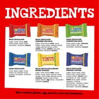 Thumbnail for Tony’s Chocolonely Assorted Chocolate Candy Pieces,Belgian Milk & Dark Chocolate,CaramelSeaSalt,Almond Sea Salt,Honey Almond Nougat,Pretzel Toffee,QualityFairtradeCocoa,36 Count,11.28 Oz(Pack of 2)