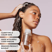 Thumbnail for OUAI Detox Shampoo (10 fl oz) & Anti-Dandruff Deluxe Size (1 fl oz) Bundle - Soothing, Clarifying Shampoo Set for Dry, Flaky Scalp - Removes Dirt & Build Up (2 Count)