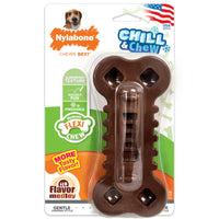 Thumbnail for Nylabone Flexi Chill & Chew Toy for Dogs with Treat Pockets, Dog Toys for Moderate Chewers, Medley Flavor, Medium - Up to 35 lbs, 1 Count