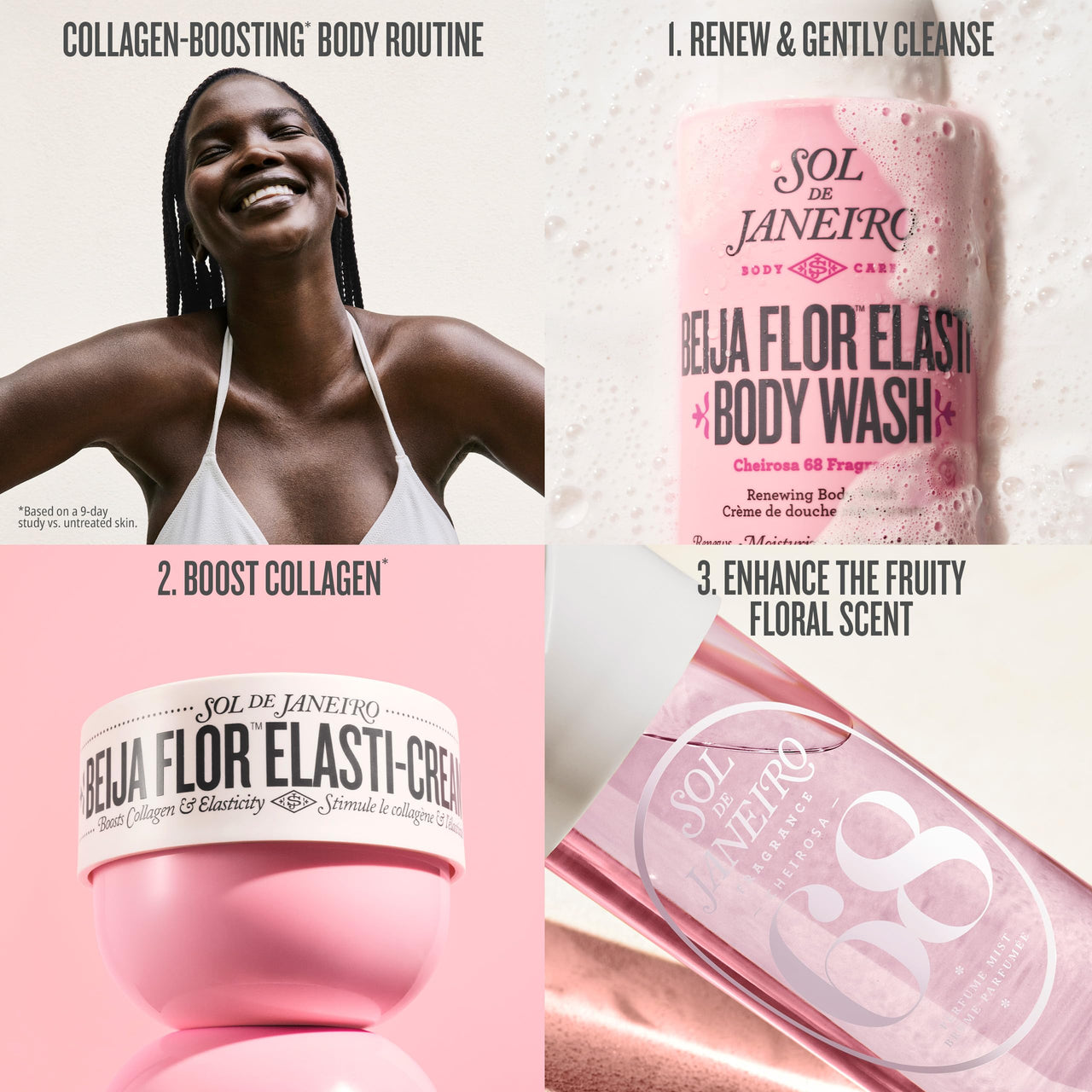 Sol de Janeiro Collagen Boosting Beija Flor Elasti-Cream Body Cream 75mL/2.5 oz.