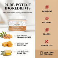 Thumbnail for Vitality Extracts Frankincense Balm - 2oz, Boswellia Serrata, Beeswax, Olive Oil, Moisturizer for Dry, Cracked Skin, All Skin Types