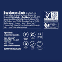 Thumbnail for Trace Minerals ConcenTrace Trace Mineral Drops | Supports Energy, Digestion, Bone Health & Hydration, 70+ Ionic w/Magnesium, Chloride & Potassium | Keto, Vegan & Non-GMO | 6 Servings