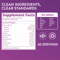Thumbnail for MRM Nutrition Gluten-Aid - Digestive Enzymes for Healthy Gluten & Dairy Digestion, Gut Health Supplement for Women & Men, May Help Alleviate Occasional Digestive Discomfort, Gluten-Free - 60 Servings