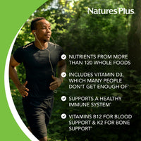 Thumbnail for NaturesPlus Source of Life GOLD Energy Shake - 0.97 lb - Tropical Berry Flavor - Vitamin, Mineral & Protein Formula with 120+ Concentrated Whole Foods - Vegetarian & Gluten Free - 13 Servings