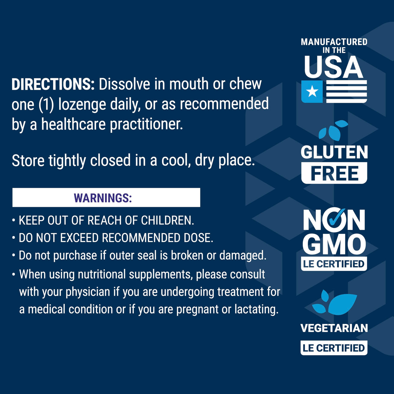 Life Extension Vitamin B12 Methylcobalamin 500mcg - Vitamin B12 Supplement for General Energy and Brain Health - Sugar Free Vegetarian Lozenges Dissolve in Your Mouth - Once Daily - 100 Count